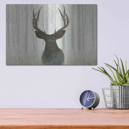 Luxe Metal Art 'Into the Forest' by James Wiens, Metal Wall Art,16x12