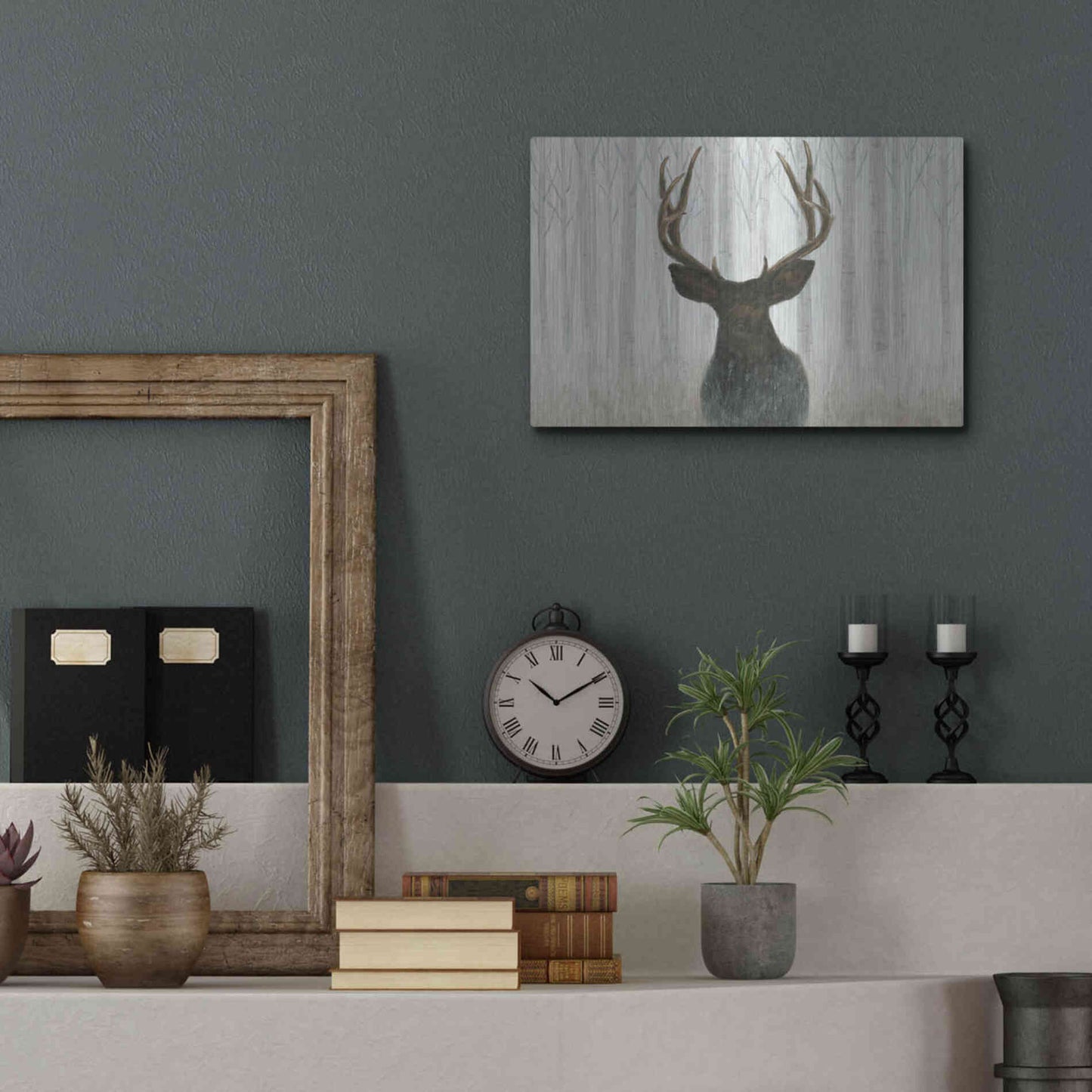 Luxe Metal Art 'Into the Forest' by James Wiens, Metal Wall Art,16x12