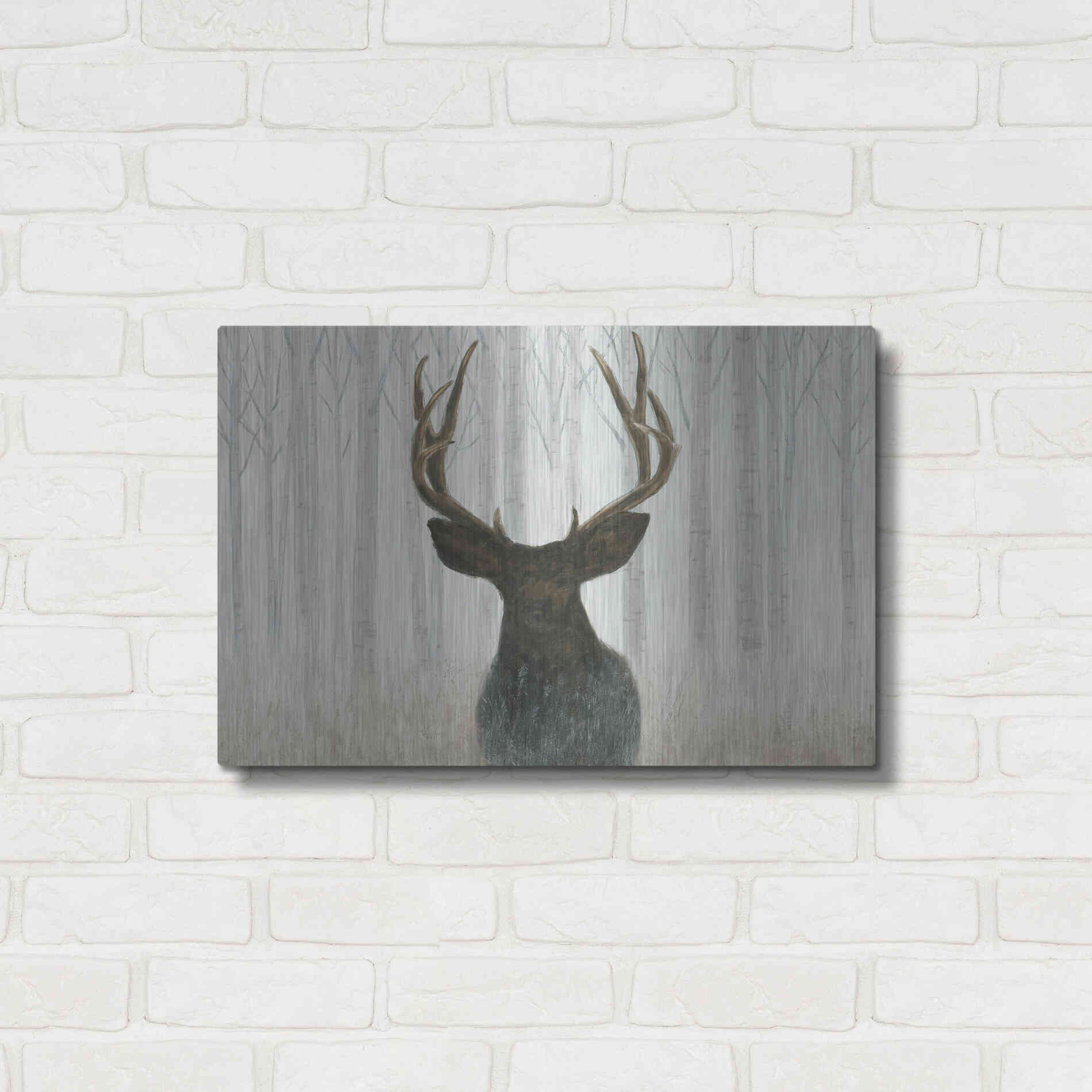 Luxe Metal Art 'Into the Forest' by James Wiens, Metal Wall Art,24x16