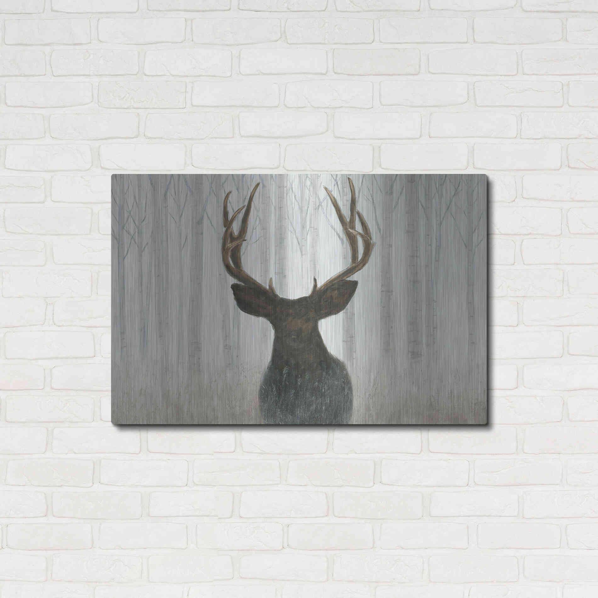 Luxe Metal Art 'Into the Forest' by James Wiens, Metal Wall Art,36x24