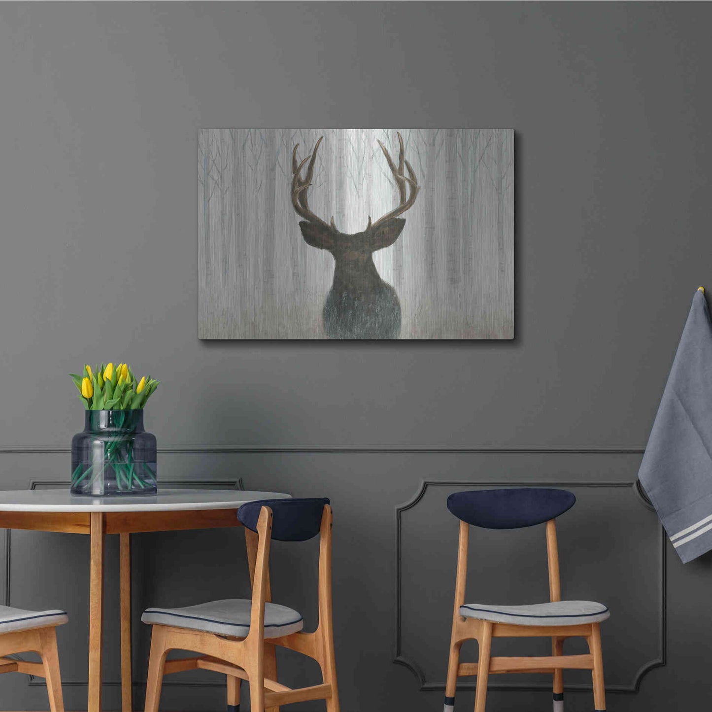 Luxe Metal Art 'Into the Forest' by James Wiens, Metal Wall Art,36x24
