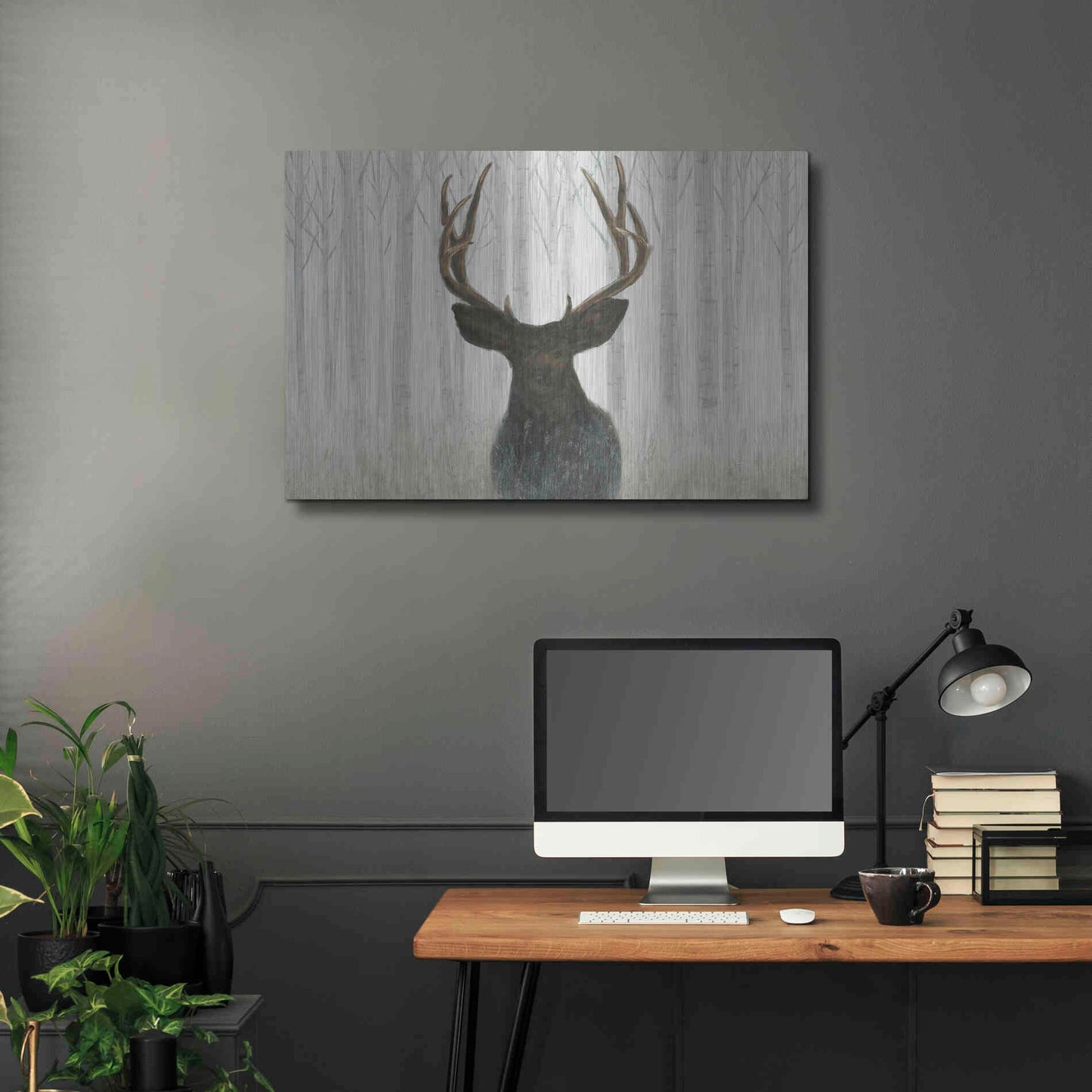 Luxe Metal Art 'Into the Forest' by James Wiens, Metal Wall Art,36x24