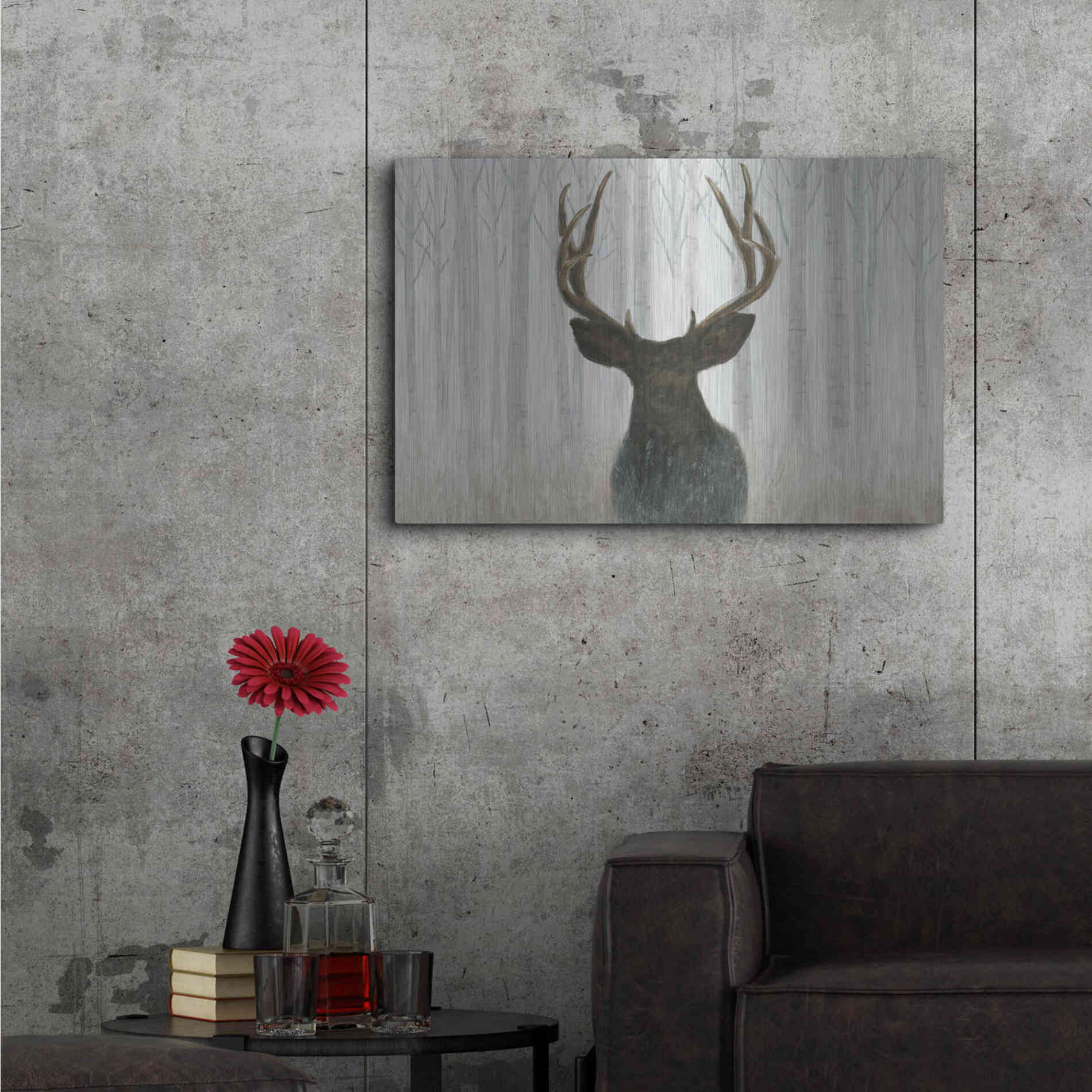 Luxe Metal Art 'Into the Forest' by James Wiens, Metal Wall Art,36x24