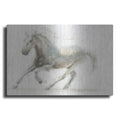 Luxe Metal Art 'Stallion II Horizontal' by James Wiens, Metal Wall Art