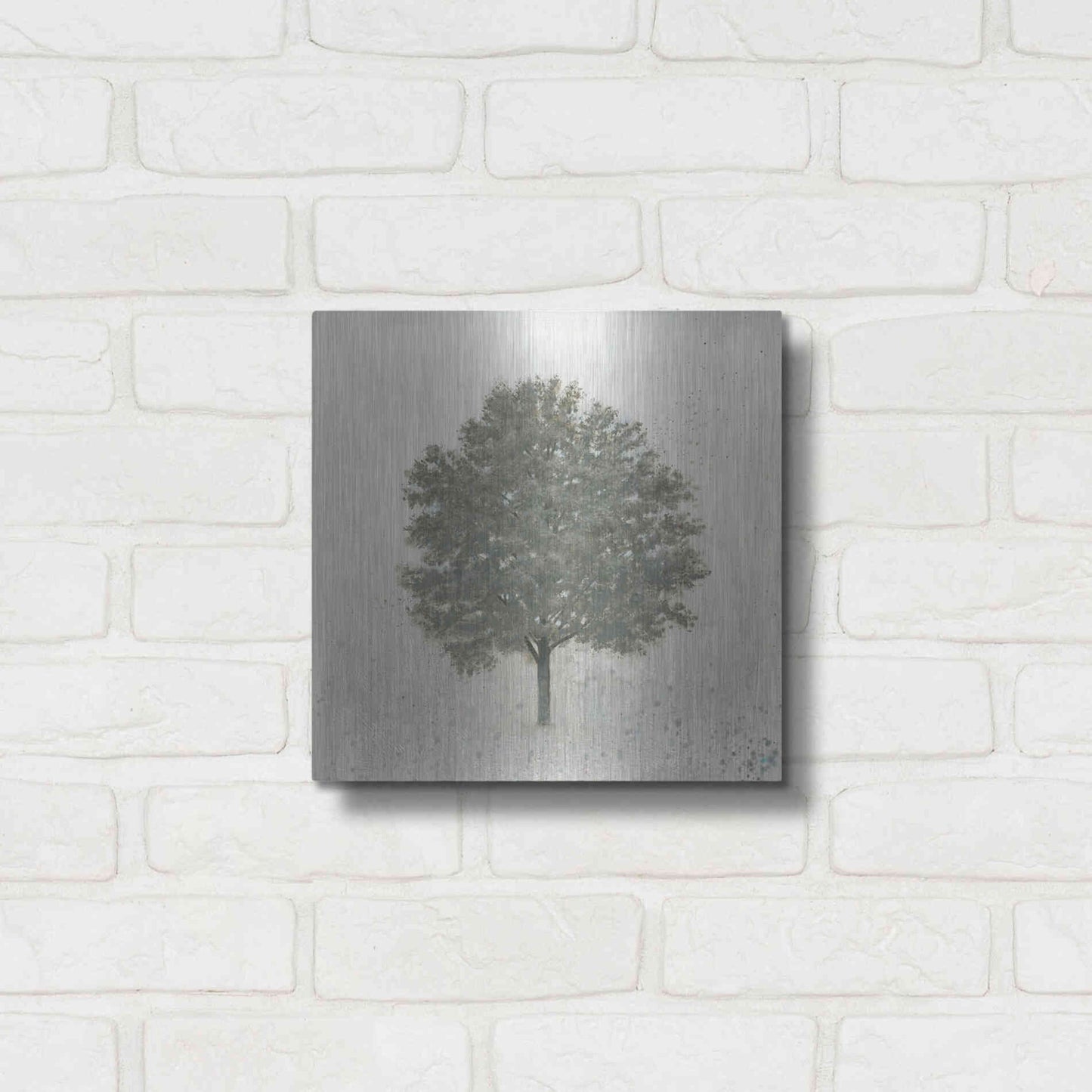 Luxe Metal Art 'Neutrality' by James Wiens, Metal Wall Art,12x12