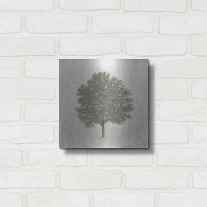 Luxe Metal Art 'Neutrality' by James Wiens, Metal Wall Art,12x12