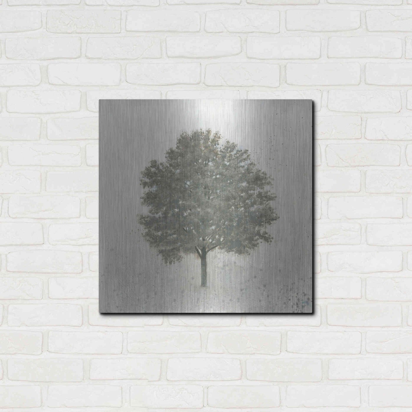 Luxe Metal Art 'Neutrality' by James Wiens, Metal Wall Art,24x24