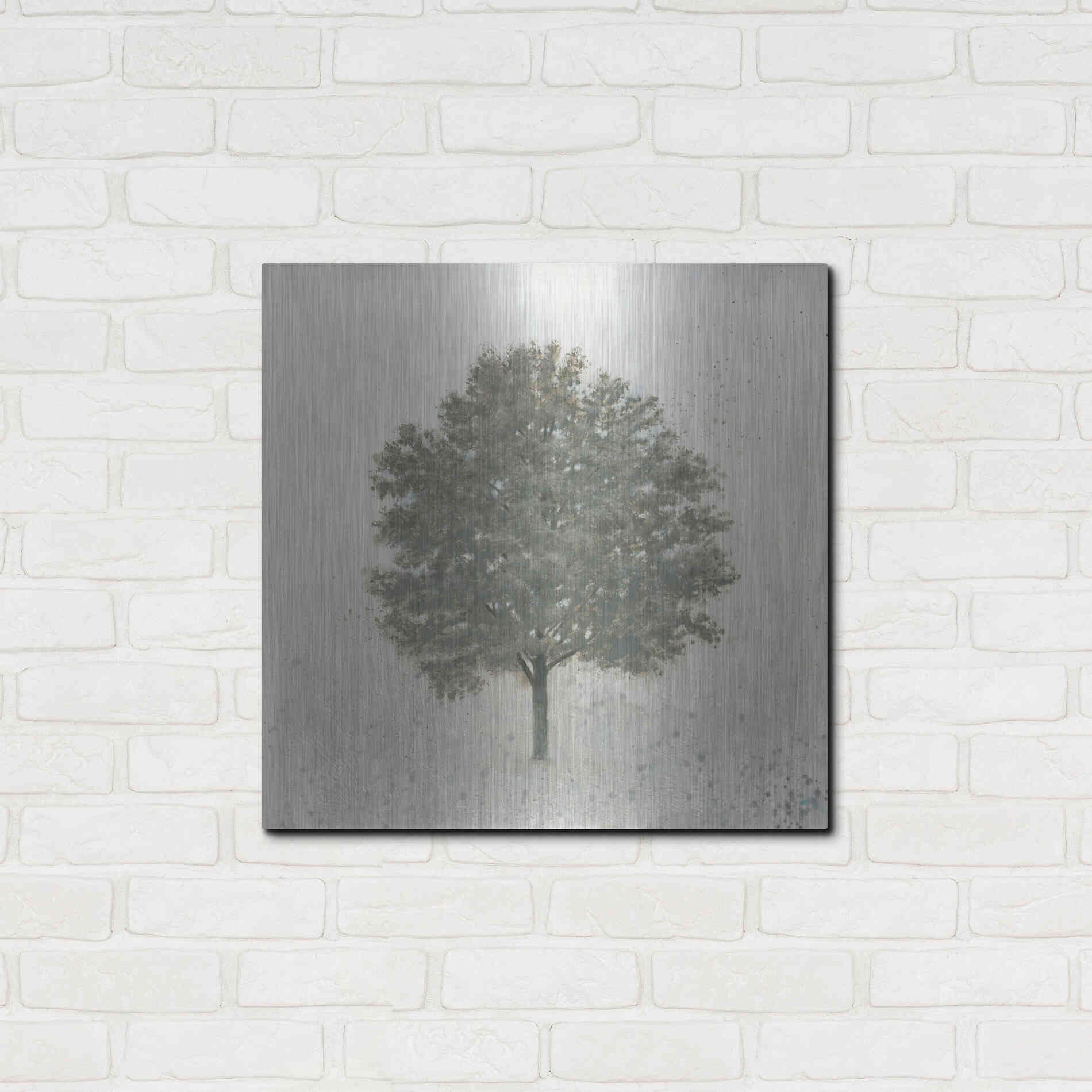 Luxe Metal Art 'Neutrality' by James Wiens, Metal Wall Art,24x24