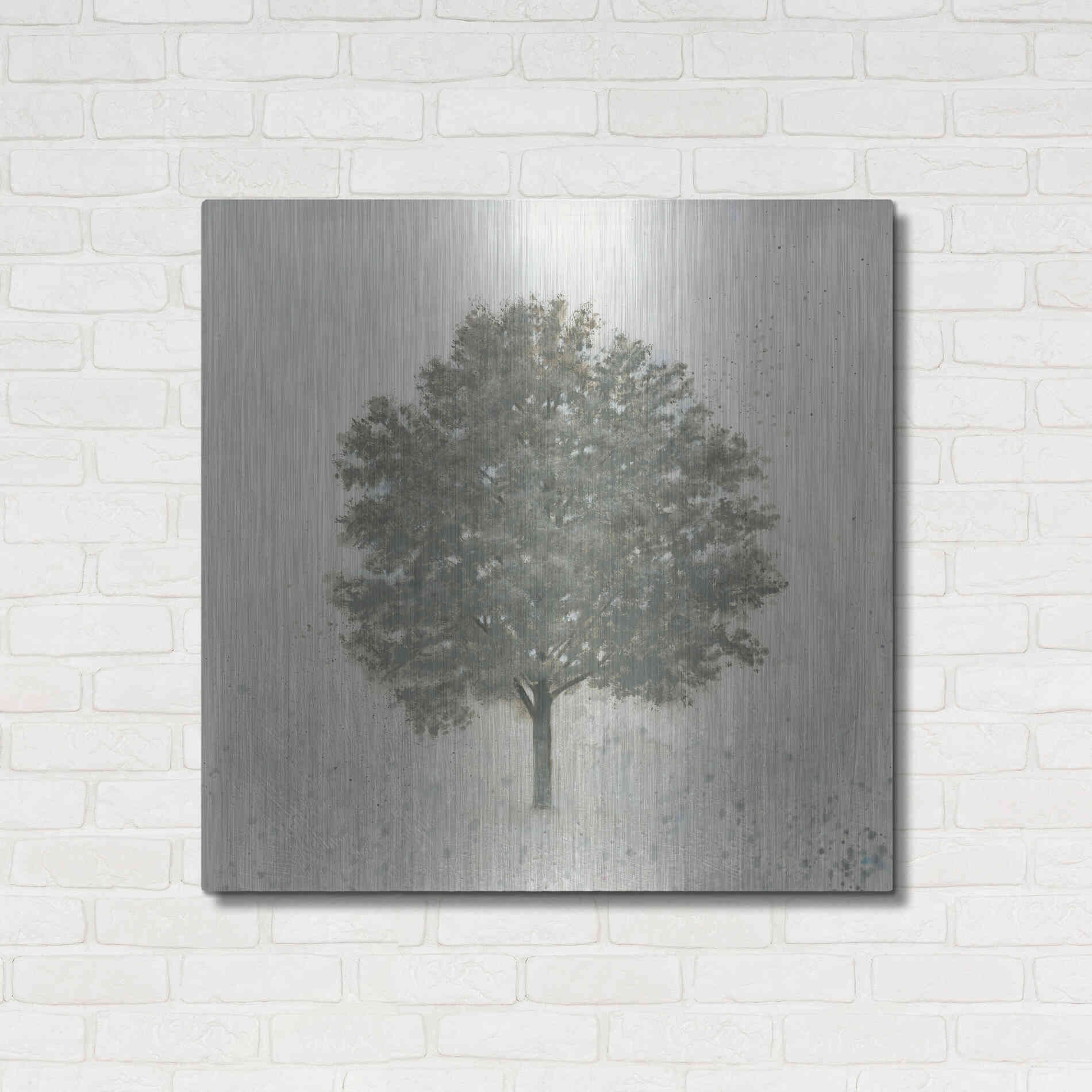 Luxe Metal Art 'Neutrality' by James Wiens, Metal Wall Art,36x36