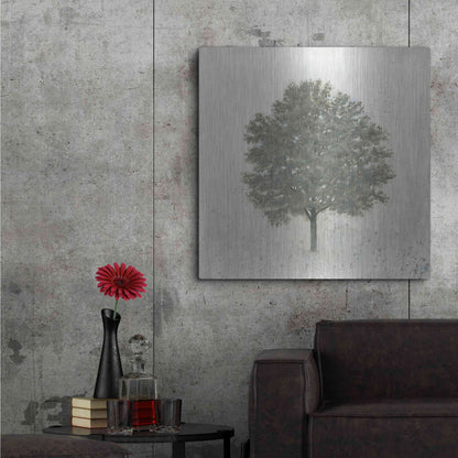 Luxe Metal Art 'Neutrality' by James Wiens, Metal Wall Art,36x36