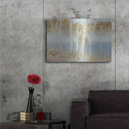 Luxe Metal Art 'Summer Birches' by James Wiens, Metal Wall Art,36x24