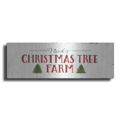 Luxe Metal Art 'Christmas in the Heartland VI' by James Wiens, Metal Wall Art