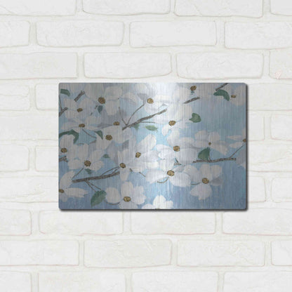 Luxe Metal Art 'Graceful Touch' by James Wiens, Metal Wall Art,16x12