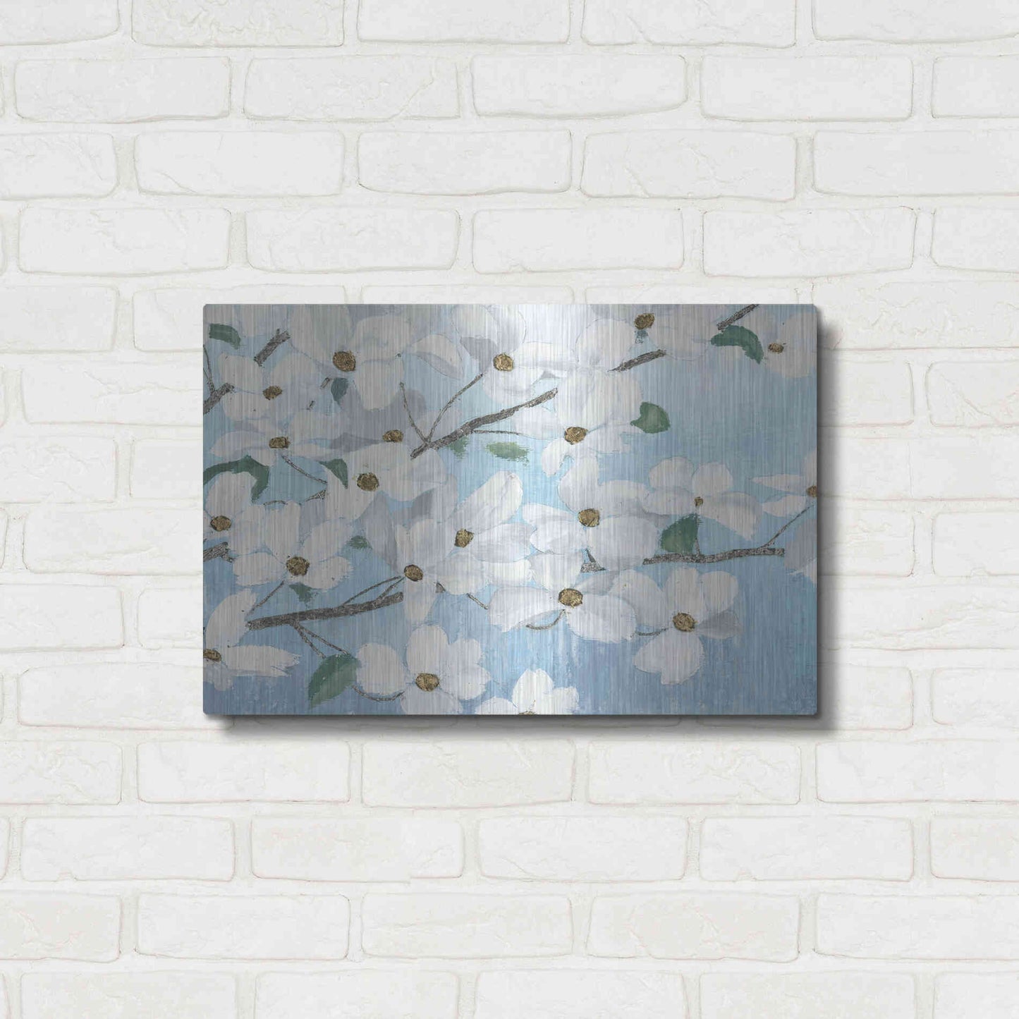 Luxe Metal Art 'Graceful Touch' by James Wiens, Metal Wall Art,24x16