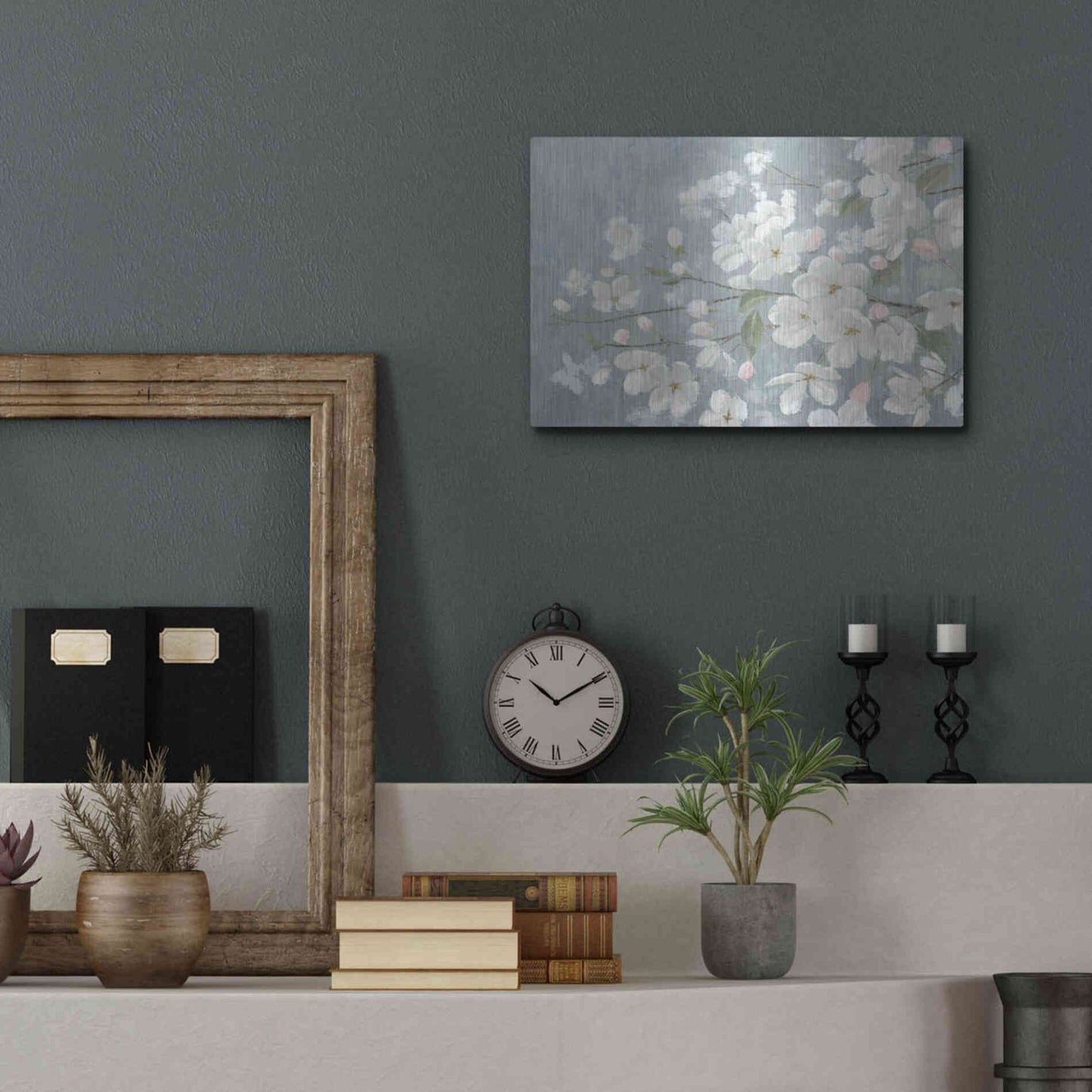 Luxe Metal Art 'Spring Beautiful' by James Wiens, Metal Wall Art,16x12