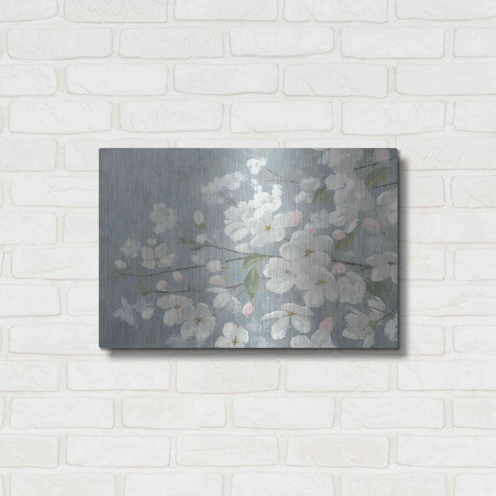 Luxe Metal Art 'Spring Beautiful' by James Wiens, Metal Wall Art,24x16