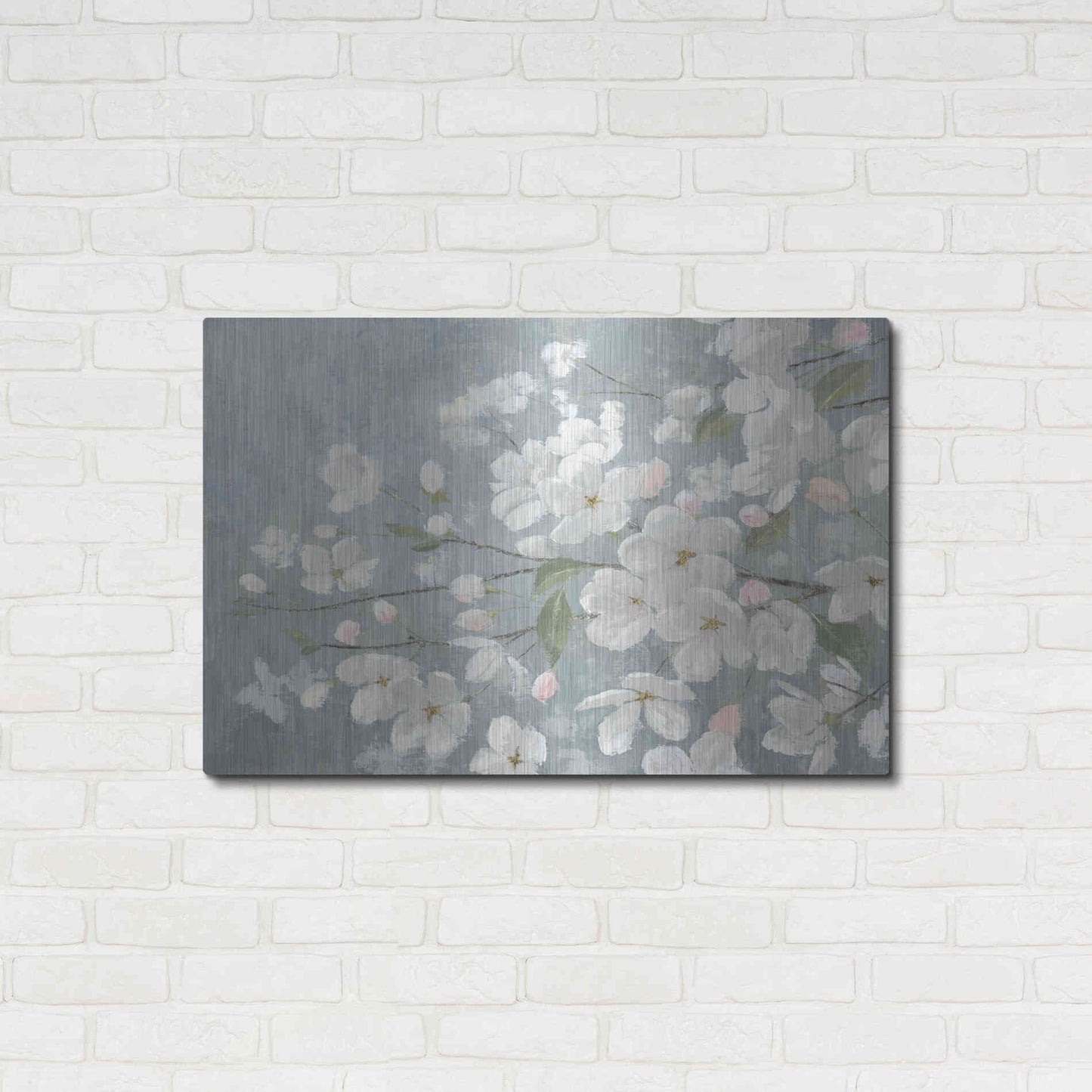 Luxe Metal Art 'Spring Beautiful' by James Wiens, Metal Wall Art,36x24