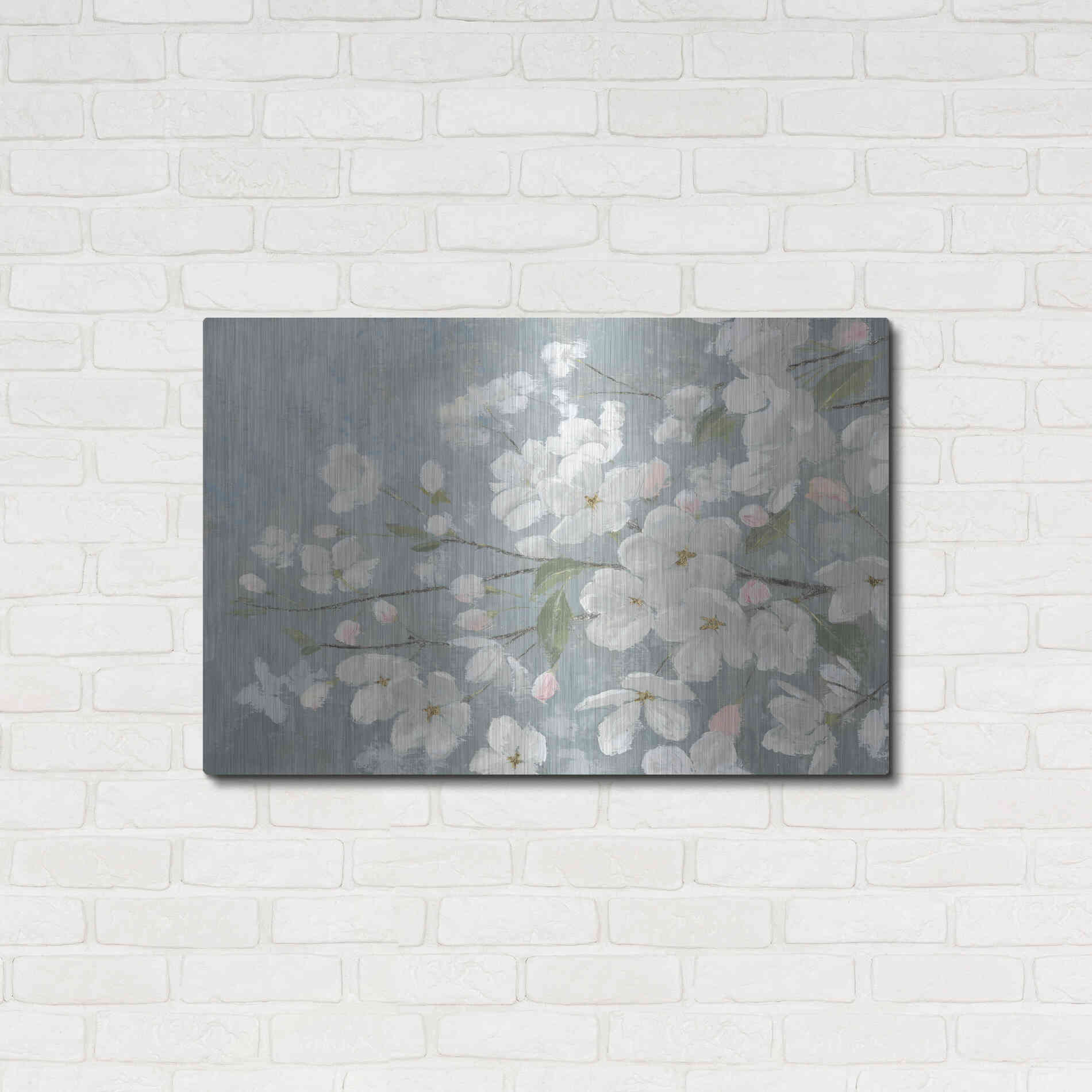 Luxe Metal Art 'Spring Beautiful' by James Wiens, Metal Wall Art,36x24