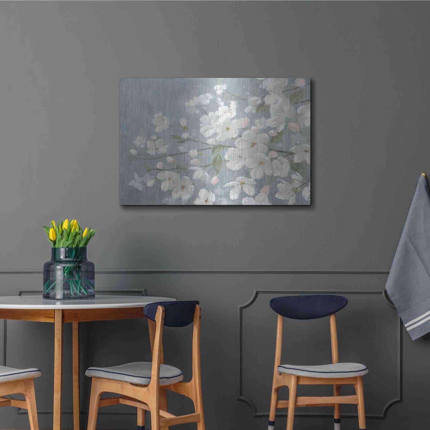 Luxe Metal Art 'Spring Beautiful' by James Wiens, Metal Wall Art,36x24