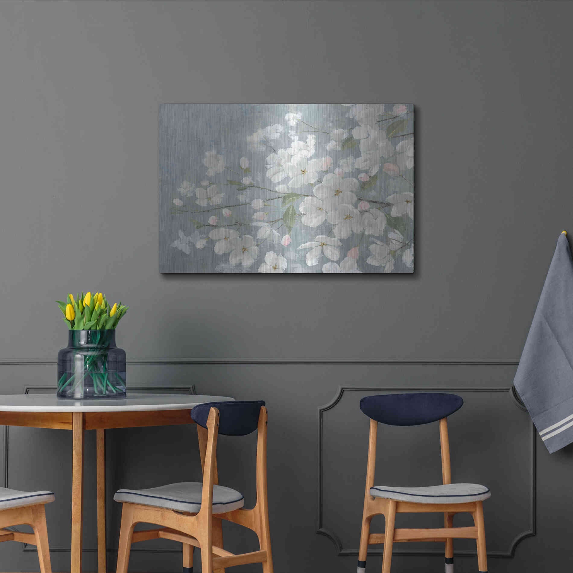 Luxe Metal Art 'Spring Beautiful' by James Wiens, Metal Wall Art,36x24