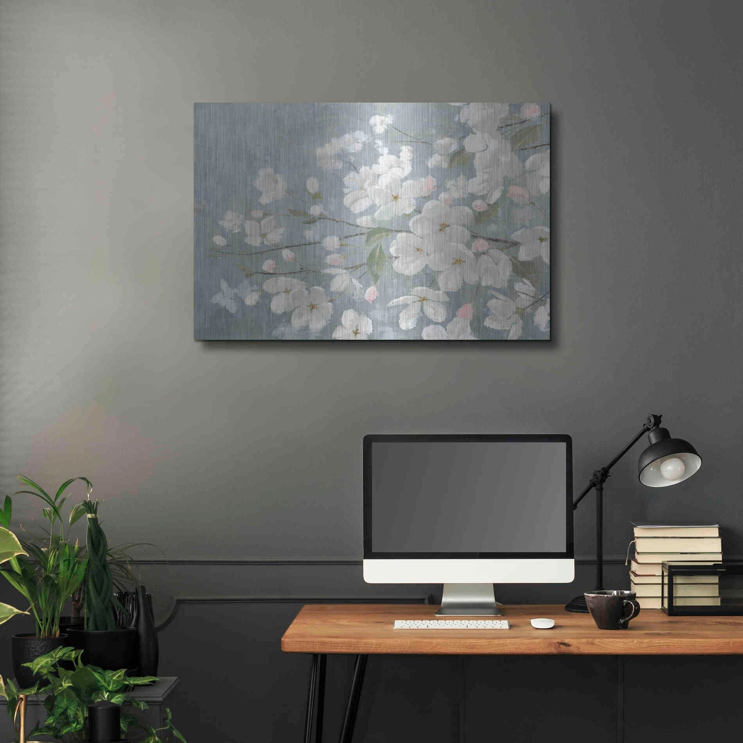 Luxe Metal Art 'Spring Beautiful' by James Wiens, Metal Wall Art,36x24