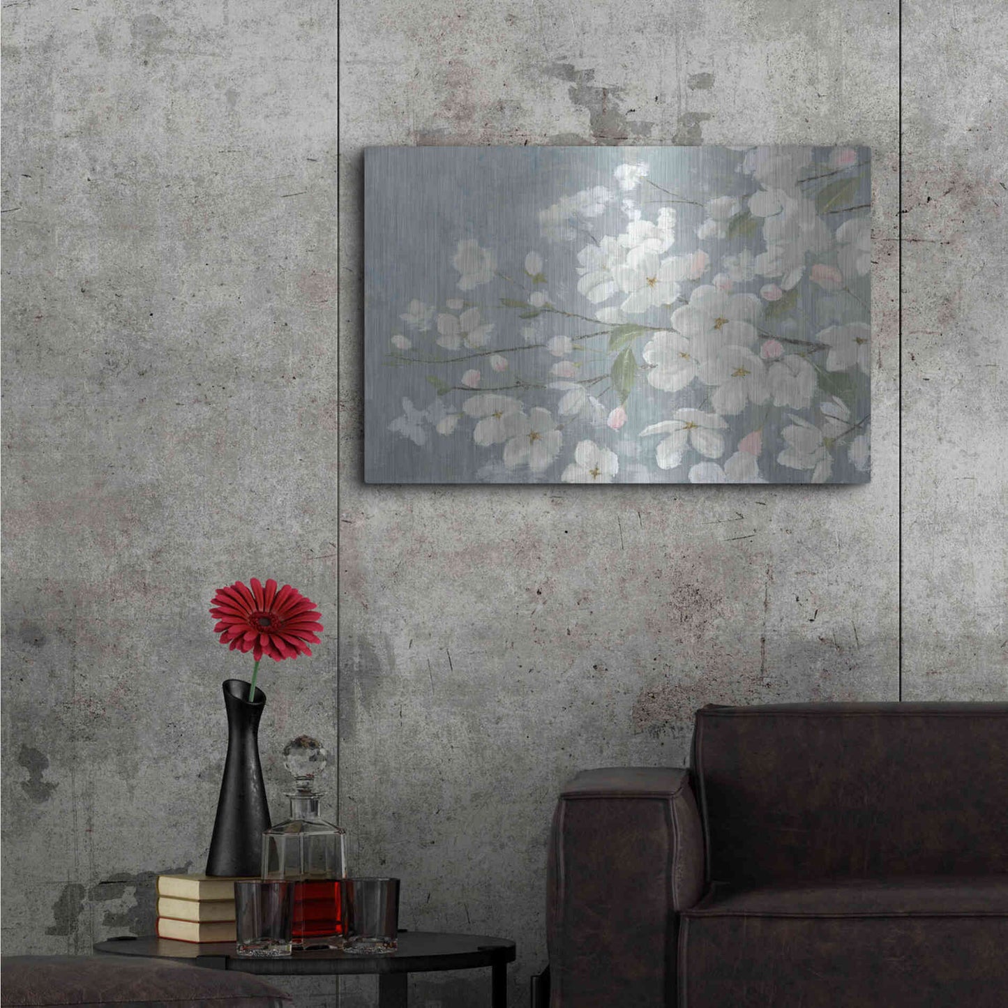 Luxe Metal Art 'Spring Beautiful' by James Wiens, Metal Wall Art,36x24