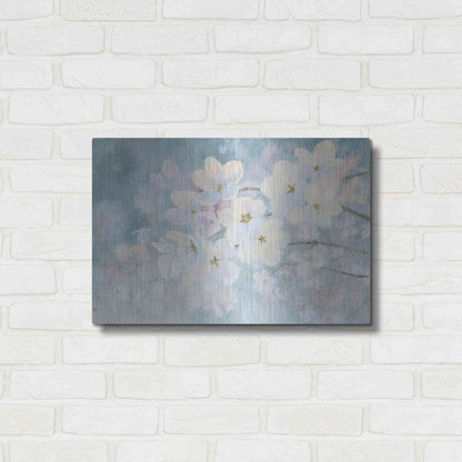 Luxe Metal Art 'Splendid Bloom' by James Wiens, Metal Wall Art,24x16