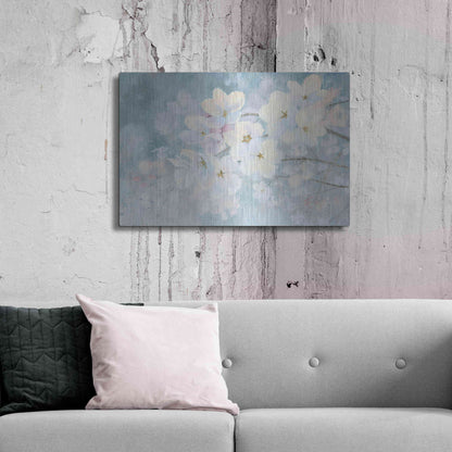Luxe Metal Art 'Splendid Bloom' by James Wiens, Metal Wall Art,36x24