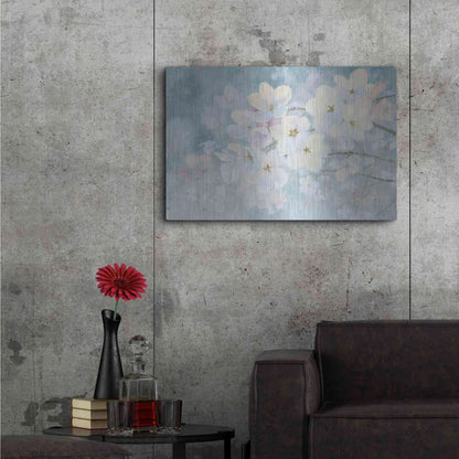 Luxe Metal Art 'Splendid Bloom' by James Wiens, Metal Wall Art,36x24