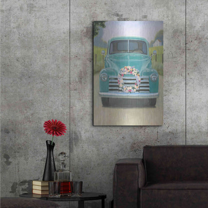 Luxe Metal Art 'Beautiful Country I' by James Wiens, Metal Wall Art,24x36