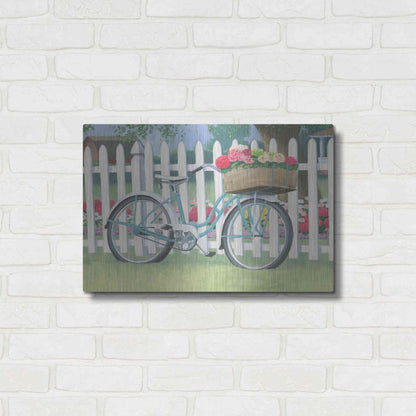 Luxe Metal Art 'Beautiful Country II' by James Wiens, Metal Wall Art,24x16