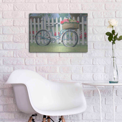 Luxe Metal Art 'Beautiful Country II' by James Wiens, Metal Wall Art,24x16