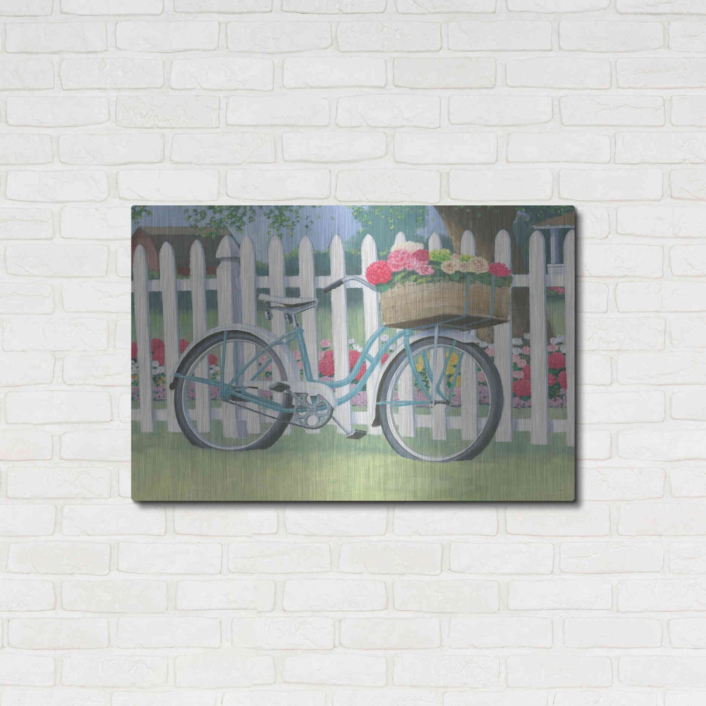 Luxe Metal Art 'Beautiful Country II' by James Wiens, Metal Wall Art,36x24