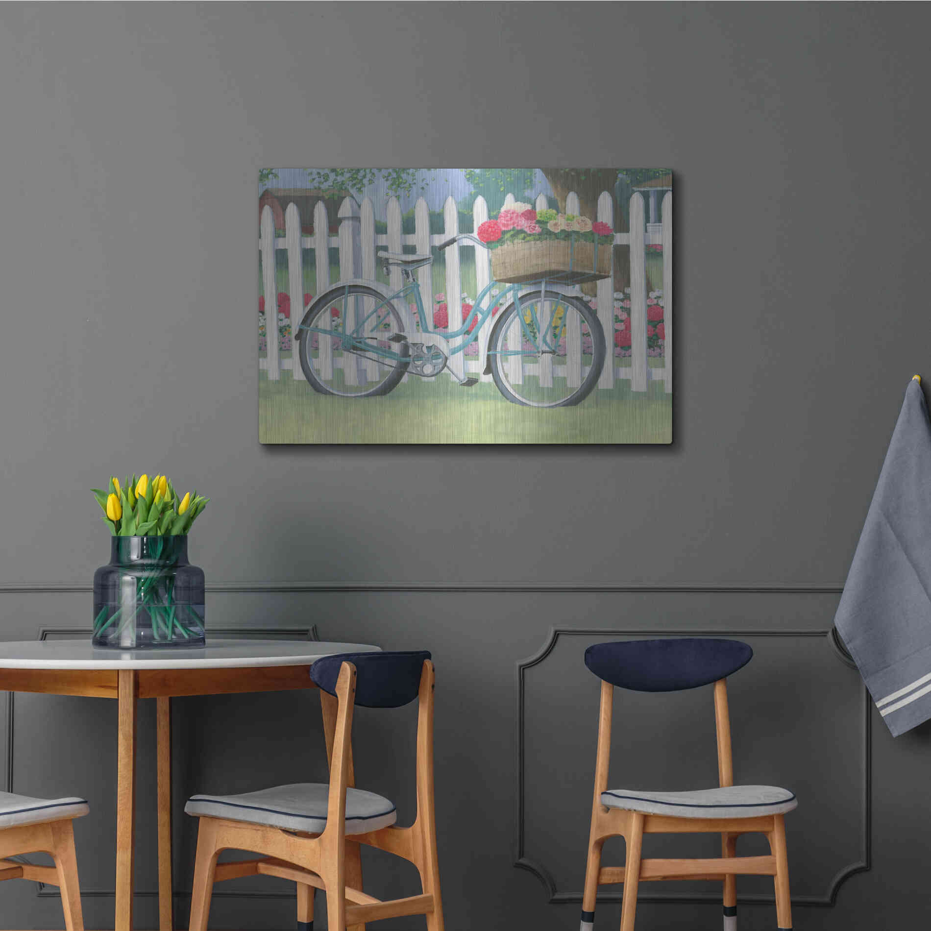 Luxe Metal Art 'Beautiful Country II' by James Wiens, Metal Wall Art,36x24