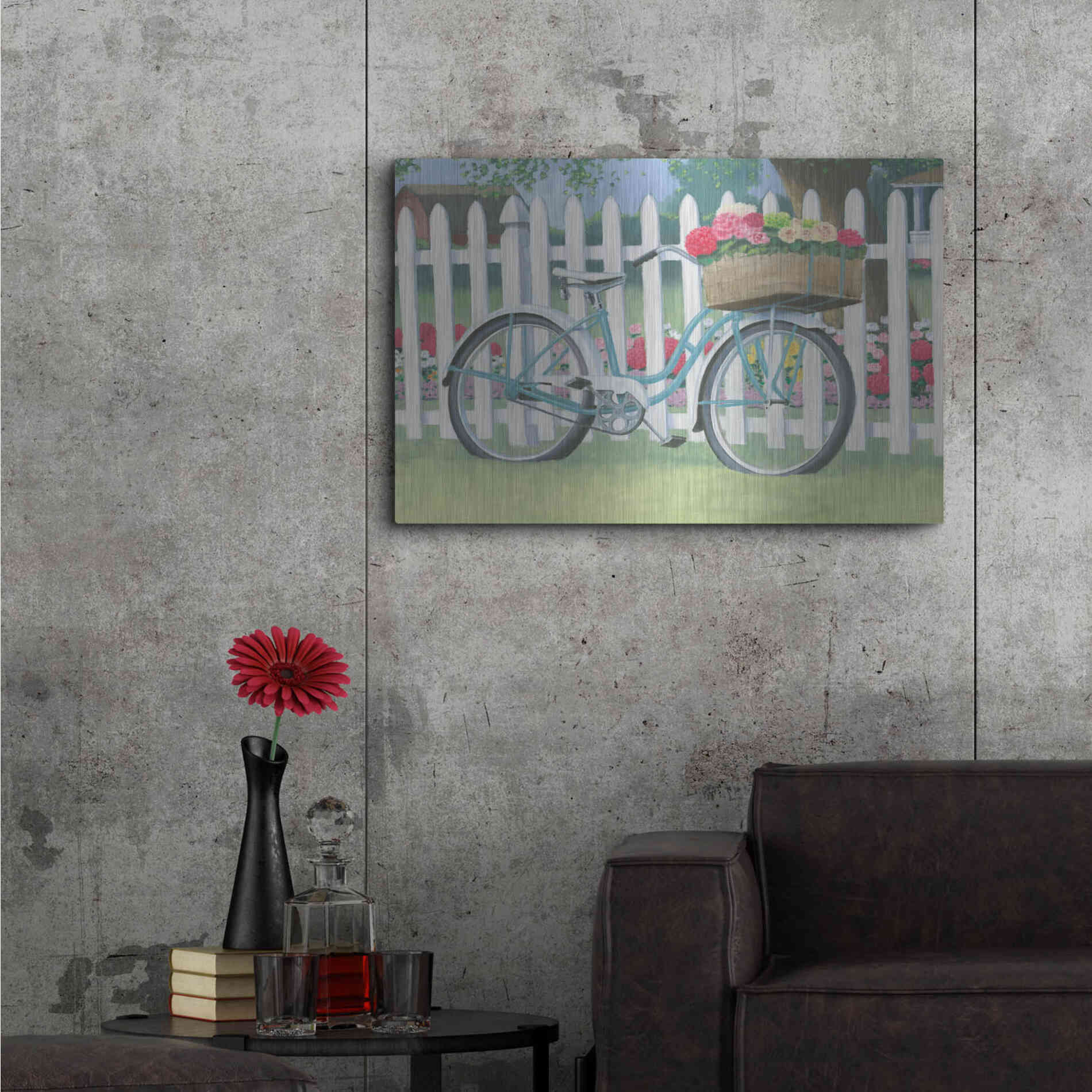 Luxe Metal Art 'Beautiful Country II' by James Wiens, Metal Wall Art,36x24