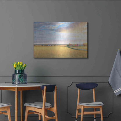 Luxe Metal Art 'Heartland Landscape' by James Wiens, Metal Wall Art,36x24