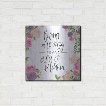 Luxe Metal Art 'Beautiful Country V' by James Wiens, Metal Wall Art,24x24