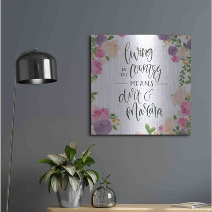 Luxe Metal Art 'Beautiful Country V' by James Wiens, Metal Wall Art,24x24