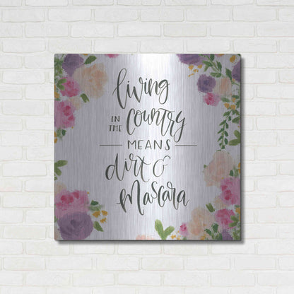 Luxe Metal Art 'Beautiful Country V' by James Wiens, Metal Wall Art,36x36