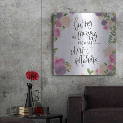 Luxe Metal Art 'Beautiful Country V' by James Wiens, Metal Wall Art,36x36