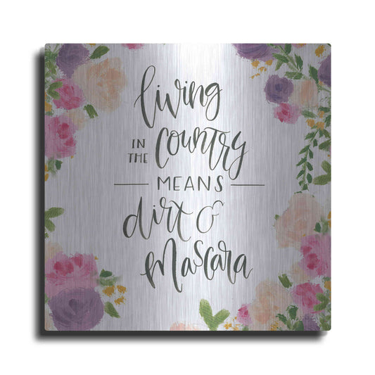 Luxe Metal Art 'Beautiful Country V' by James Wiens, Metal Wall Art