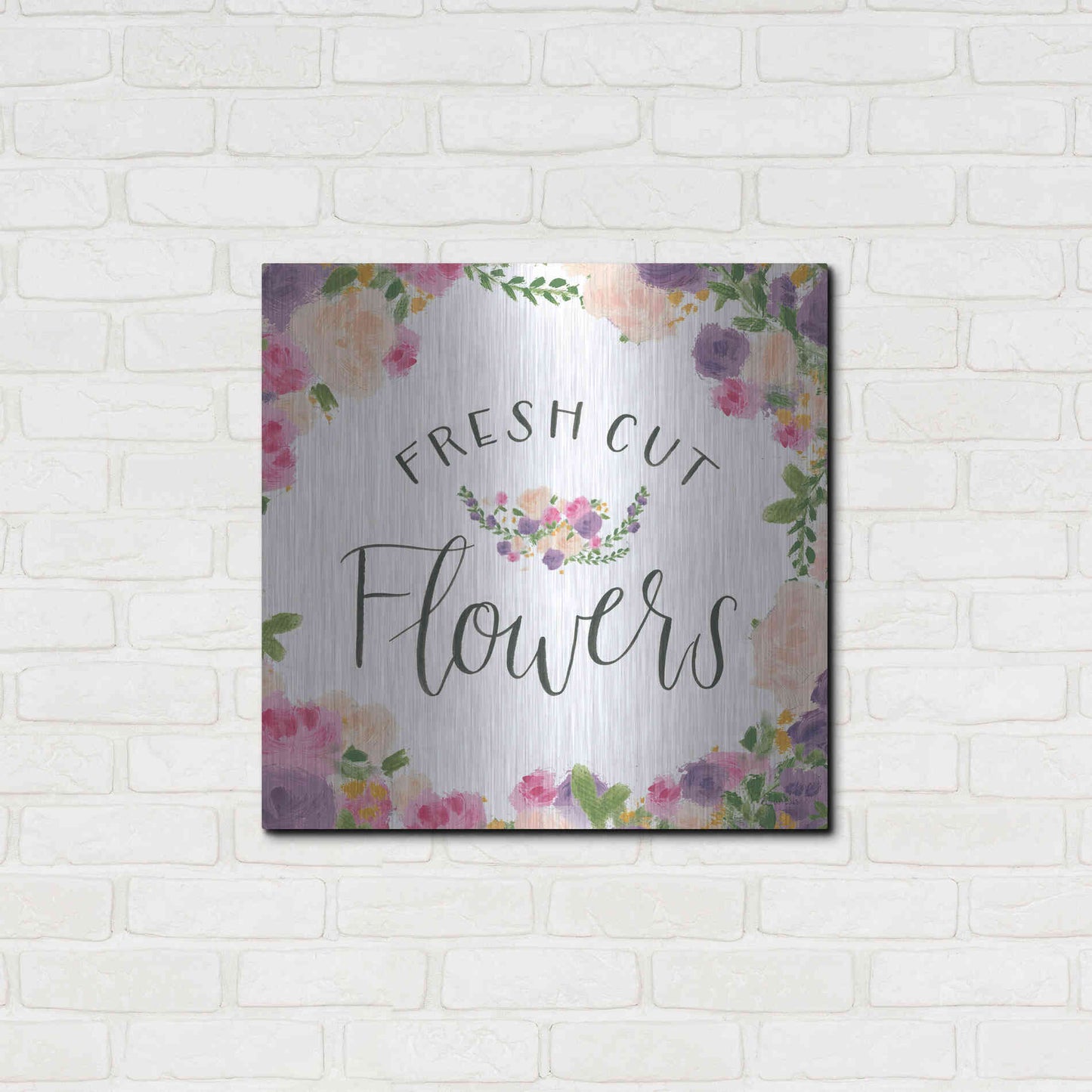 Luxe Metal Art 'Beautiful Country VI' by James Wiens, Metal Wall Art,24x24