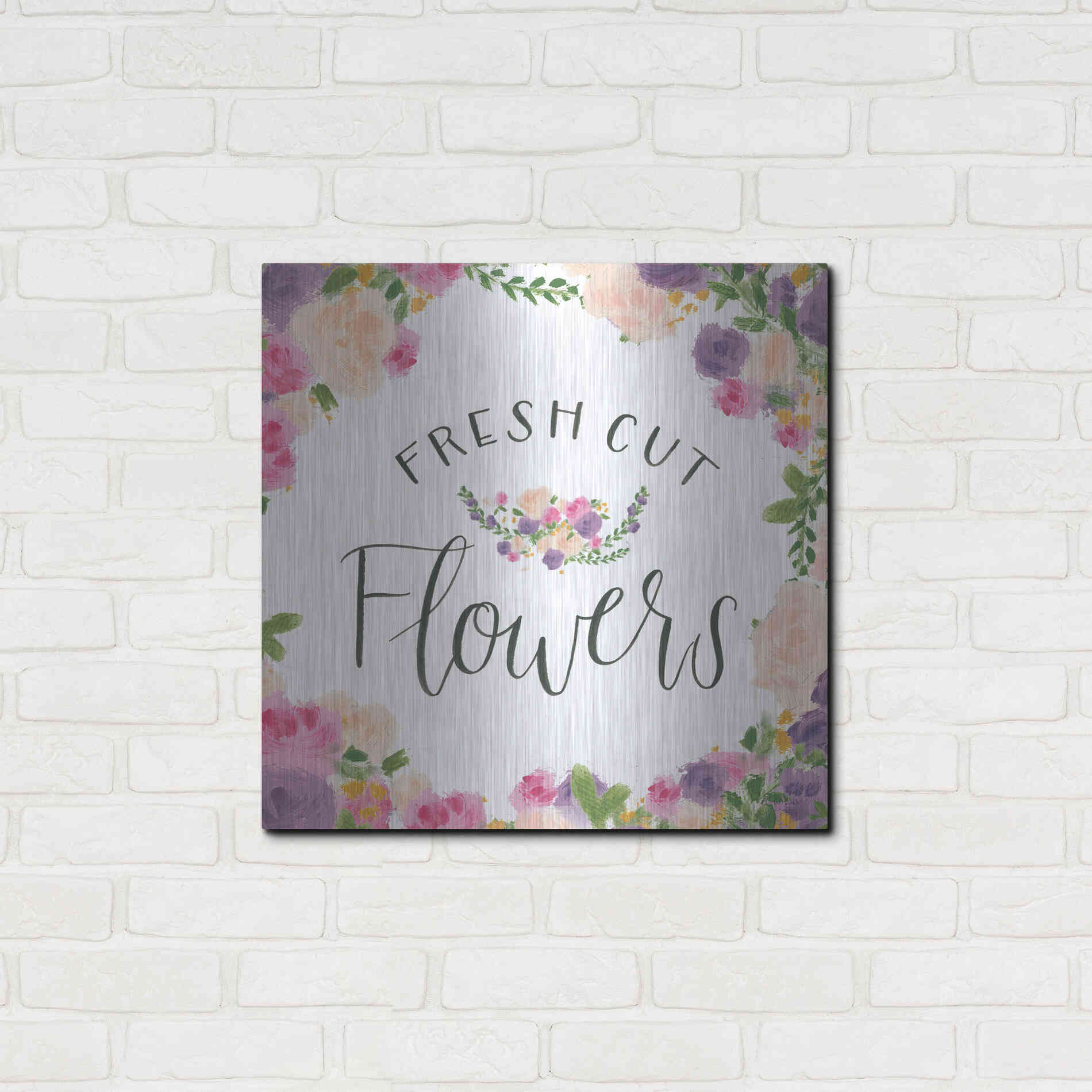 Luxe Metal Art 'Beautiful Country VI' by James Wiens, Metal Wall Art,24x24