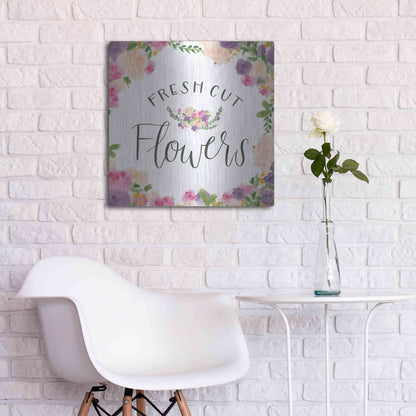 Luxe Metal Art 'Beautiful Country VI' by James Wiens, Metal Wall Art,24x24