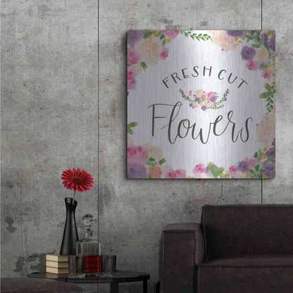 Luxe Metal Art 'Beautiful Country VI' by James Wiens, Metal Wall Art,36x36