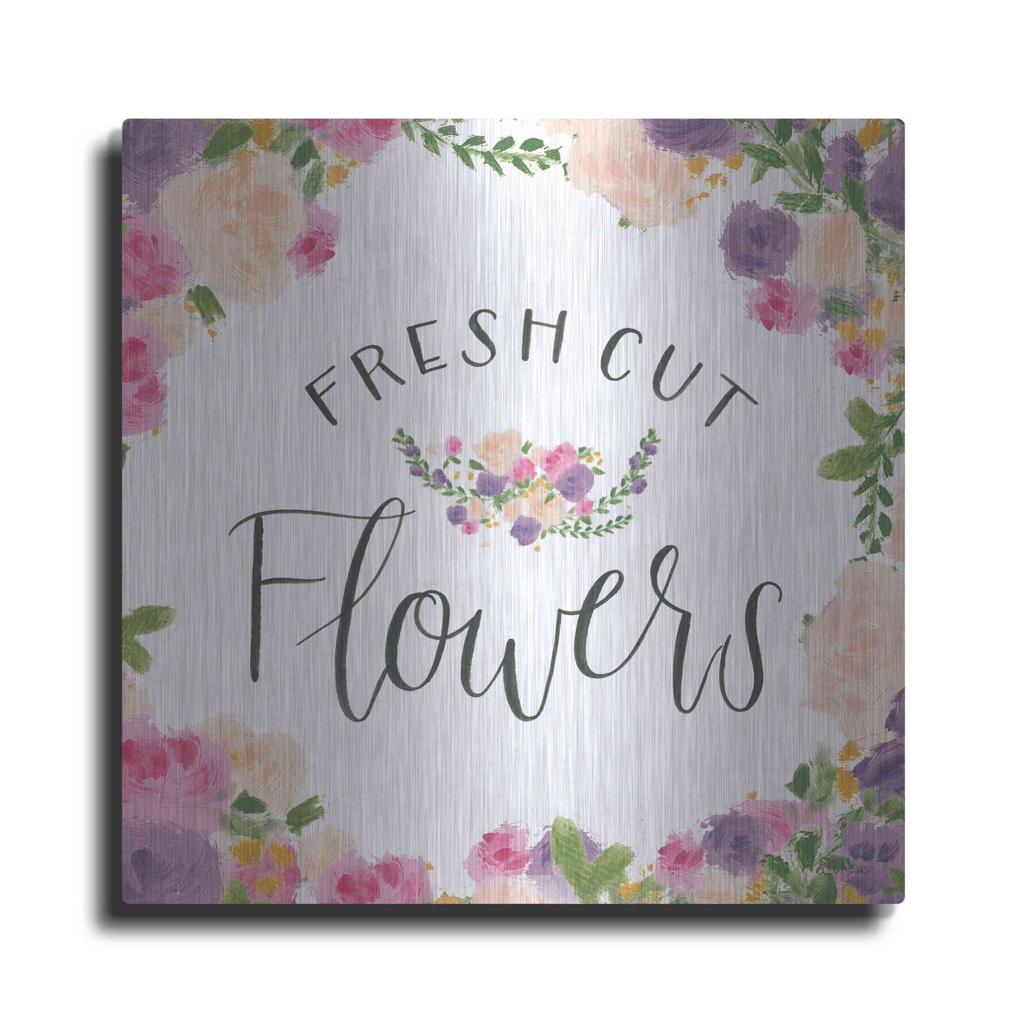 Luxe Metal Art 'Beautiful Country VI' by James Wiens, Metal Wall Art