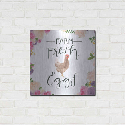 Luxe Metal Art 'Beautiful Country VIII' by James Wiens, Metal Wall Art,24x24