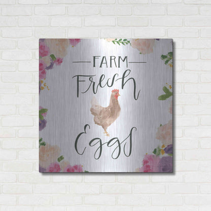 Luxe Metal Art 'Beautiful Country VIII' by James Wiens, Metal Wall Art,36x36