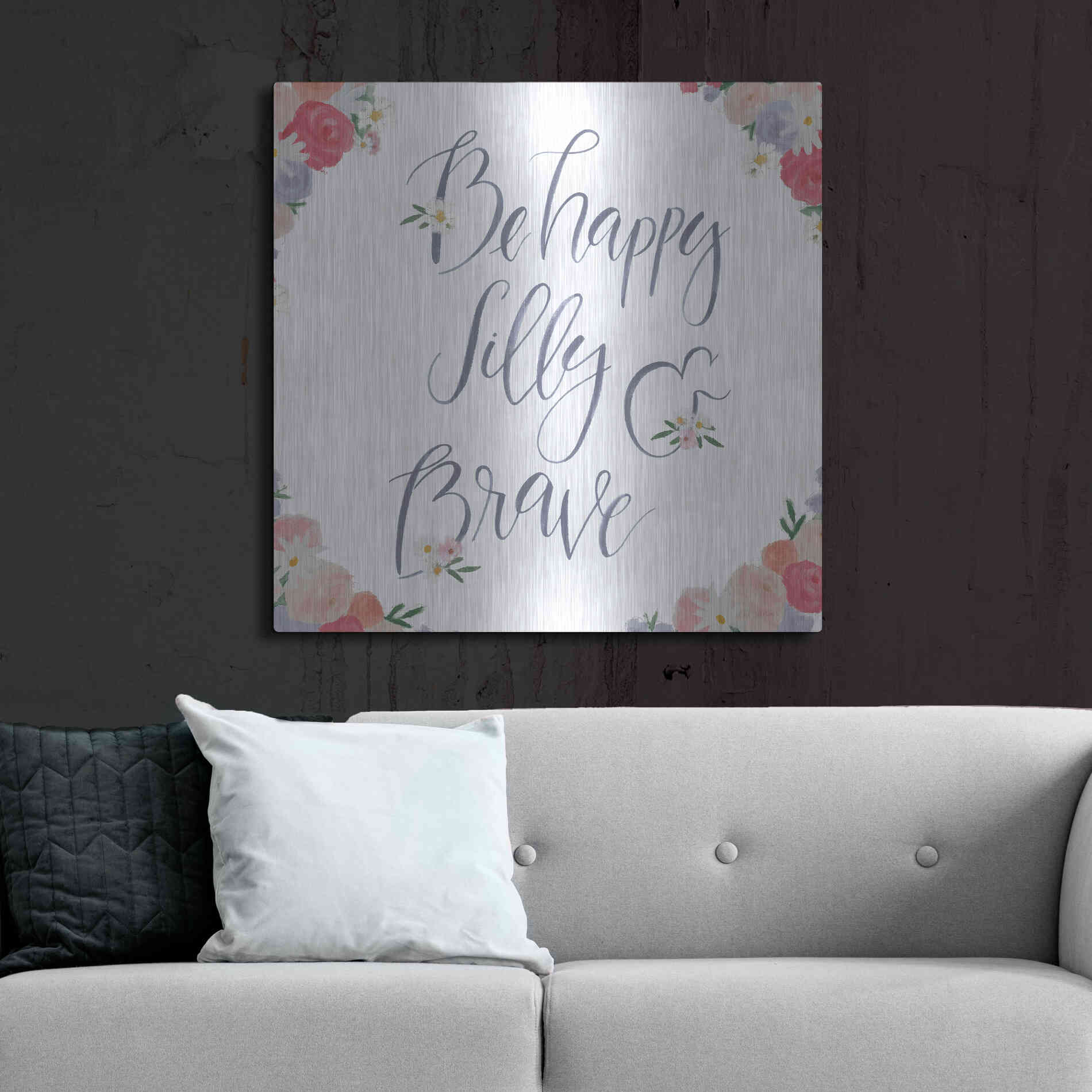 Luxe Metal Art 'Spirit Stallion III' by James Wiens, Metal Wall Art,36x36