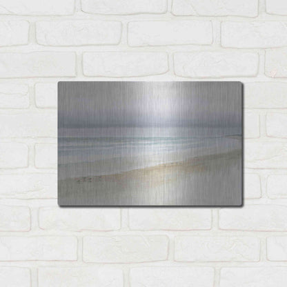 Luxe Metal Art 'Serene Seaside' by James Wiens, Metal Wall Art,16x12